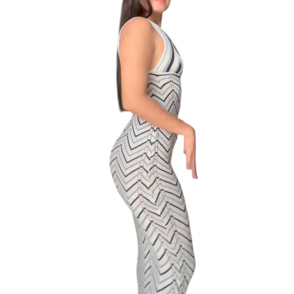 VESTIDO ARCOIRIS HILO TACTO 468G ANE-39 COLOR NEGRO - 2