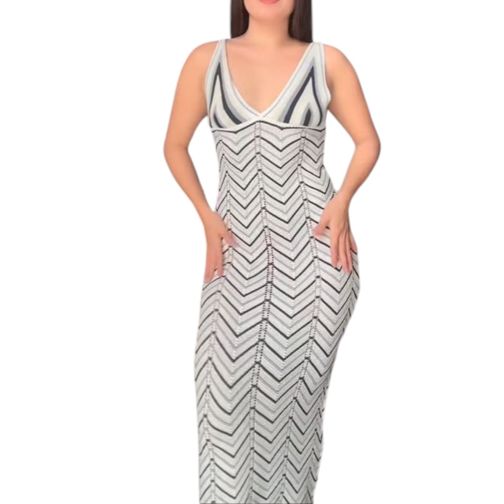 VESTIDO ARCOIRIS HILO TACTO 468G ANE-39 COLOR NEGRO - 5