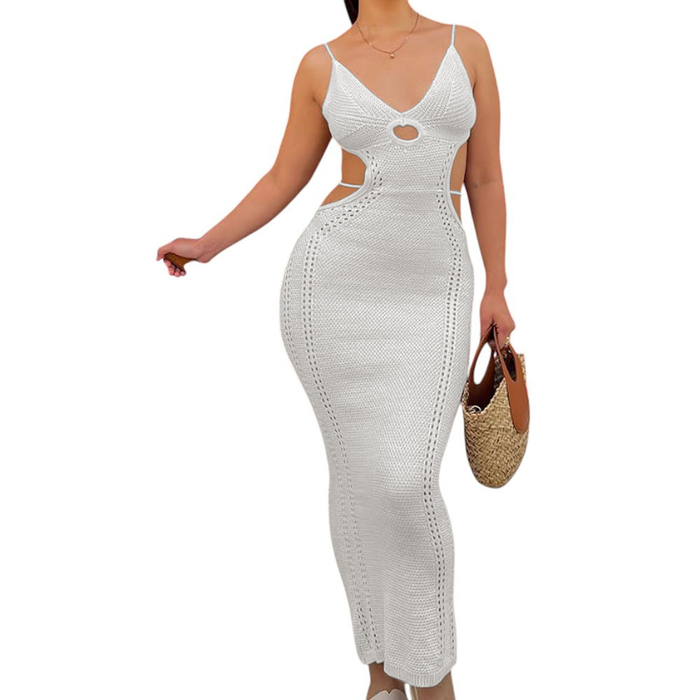 VESTIDO HILO TACTO 127G EVE-27 COLOR PERLA - 1