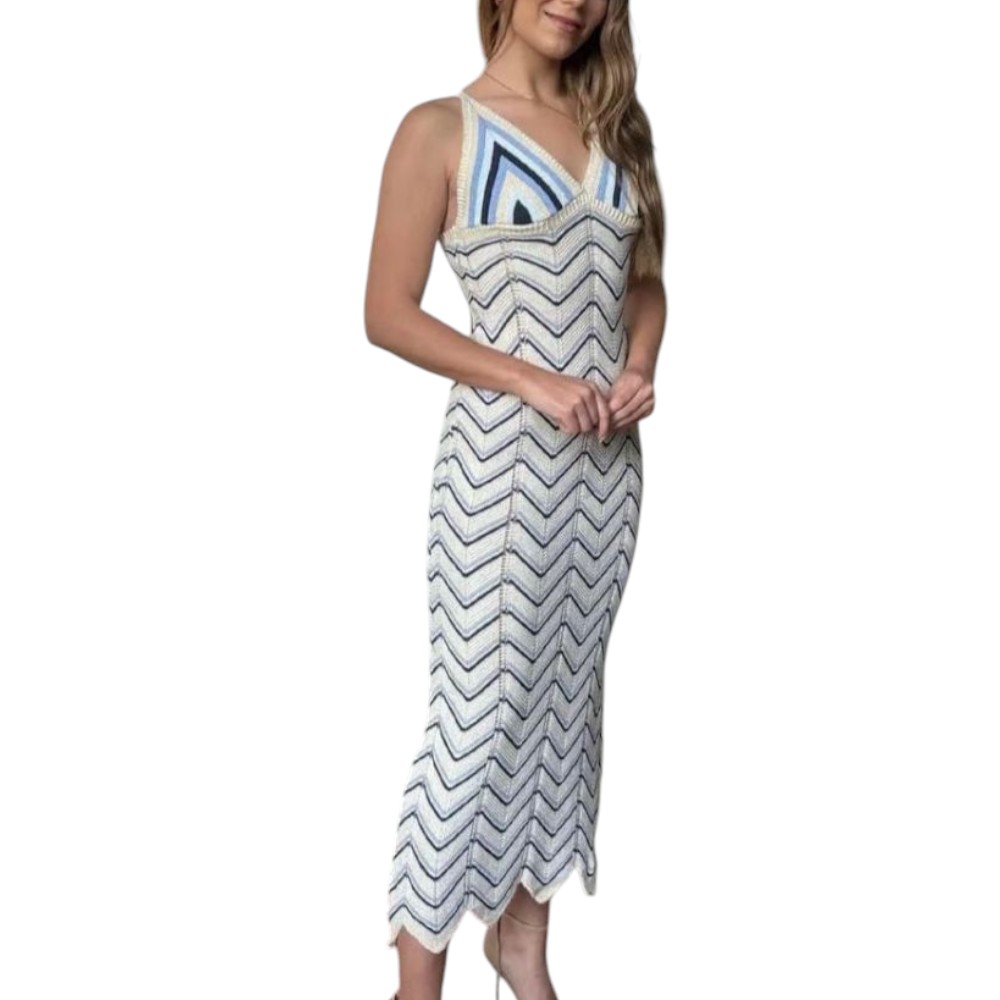 VESTIDO ARCOIRIS HILO TACTO 468G ANE-39 COLOR VERDE - 4