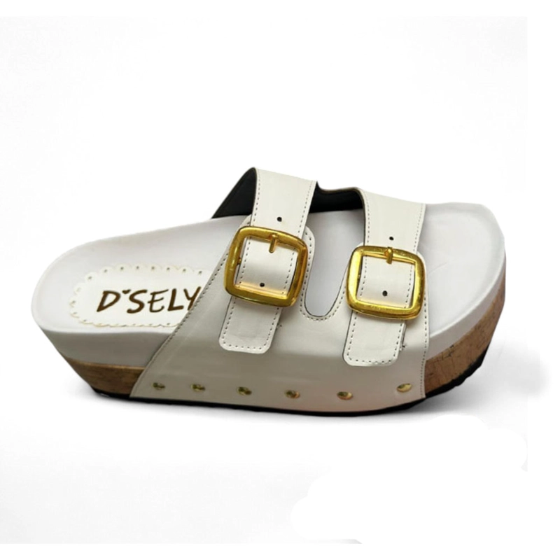 SANDALIA MUJER ALTO X5 TACTO CORCHO 2086L-53 COLOR BLANCO - 3