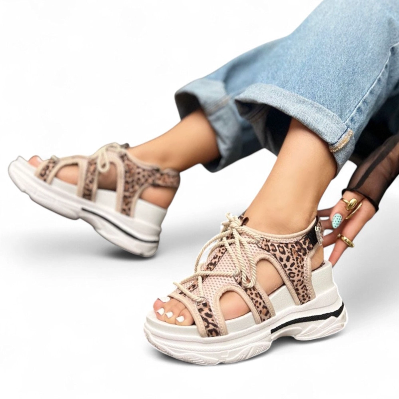 SANDALIA MUJER ALTO X7 PLANTA SPANZO 2086L-55 COLOR PRINT - 2