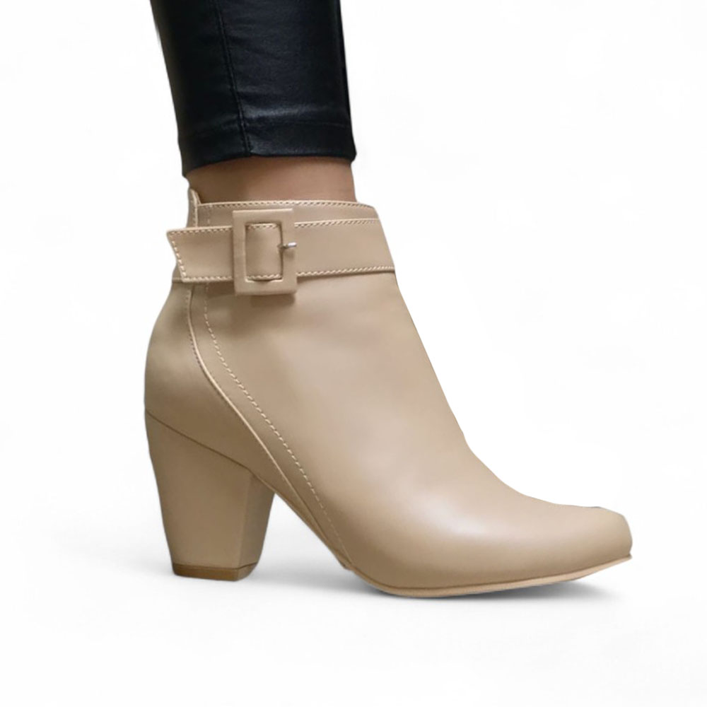 TACO X7 BOTIN MUJER CORREA 2086L-60 COLOR BEIGE - 1