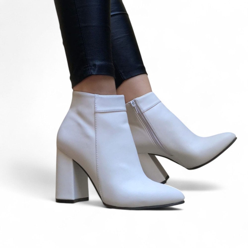 TACO 9 BOTA MUJER CLASICA 2086L-60 COLOR BLANCO - 2