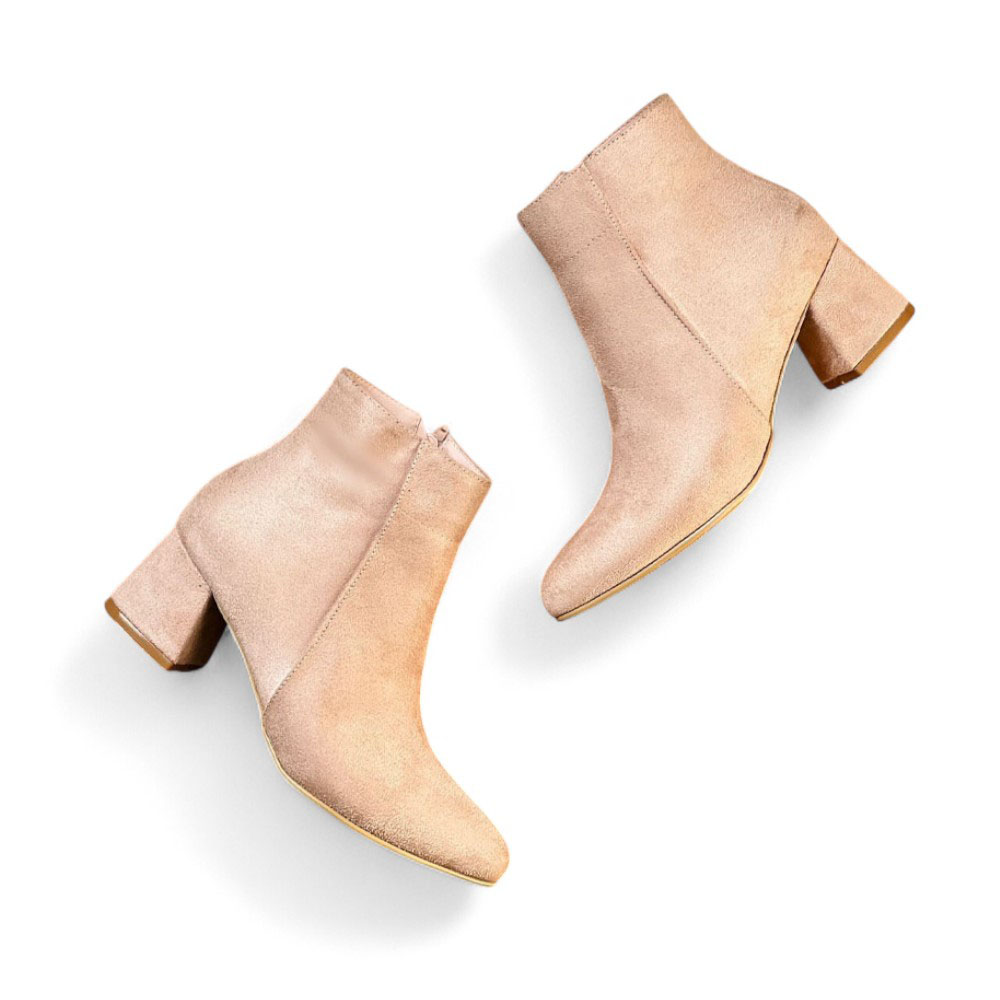 TACO X5 BOTIN MUJER CLASICA 2086L-60 COLOR BEIGE - 2