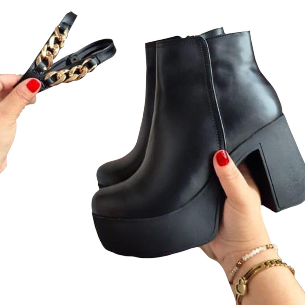 BOTIN MUJER TACO 9 DOBLE USO 2086L-60 COLOR NEGRO - 3