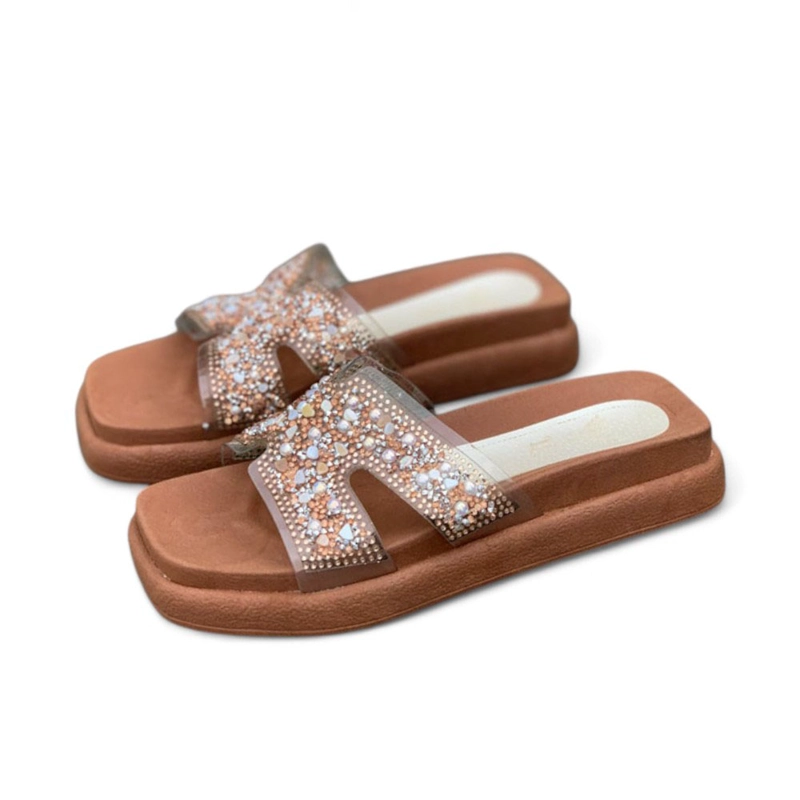 SANDALIA MUJER ALTO X3 2086L-48 COLOR MARRON - 3