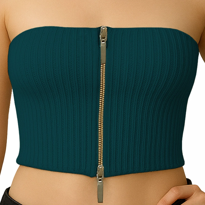 TOP STRAPPLE DOBLE CIERRE 474G LID-10 HILO TACTO COLOR VERDE - 2