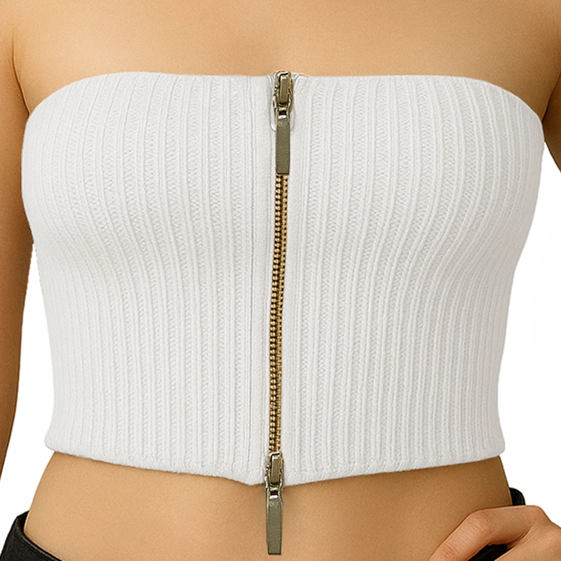 TOP STRAPPLE DOBLE CIERRE 474G LID-10 HILO TACTO COLOR HUESO - 4