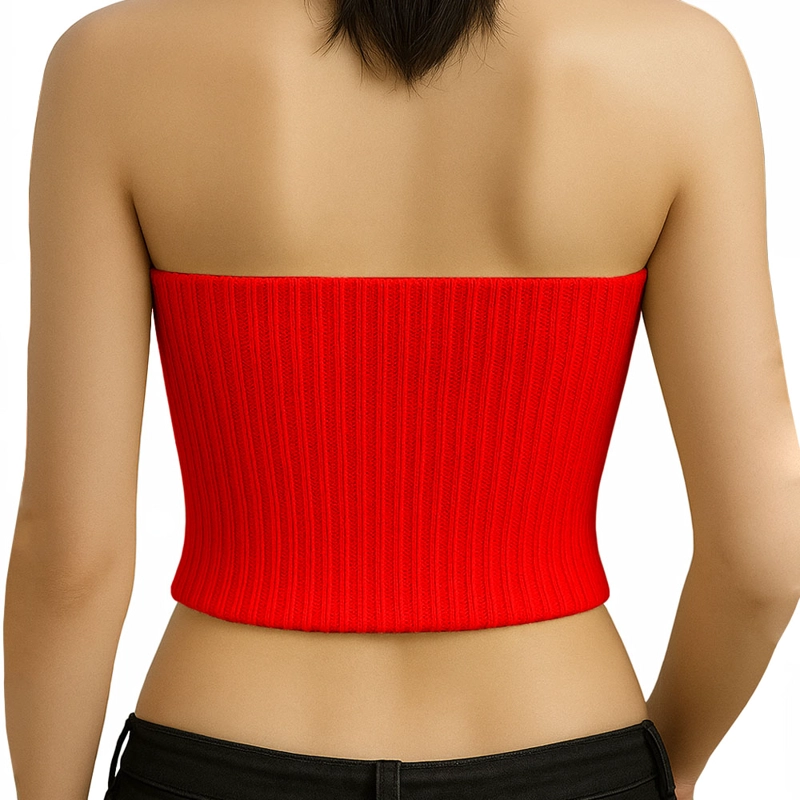 TOP STRAPPLE DOBLE CIERRE 474G LID-10 HILO TACTO COLOR ROJO - 2