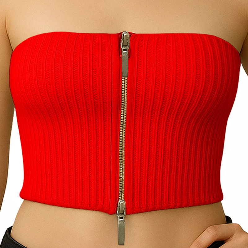 TOP STRAPPLE DOBLE CIERRE 474G LID-10 HILO TACTO COLOR ROJO - 4