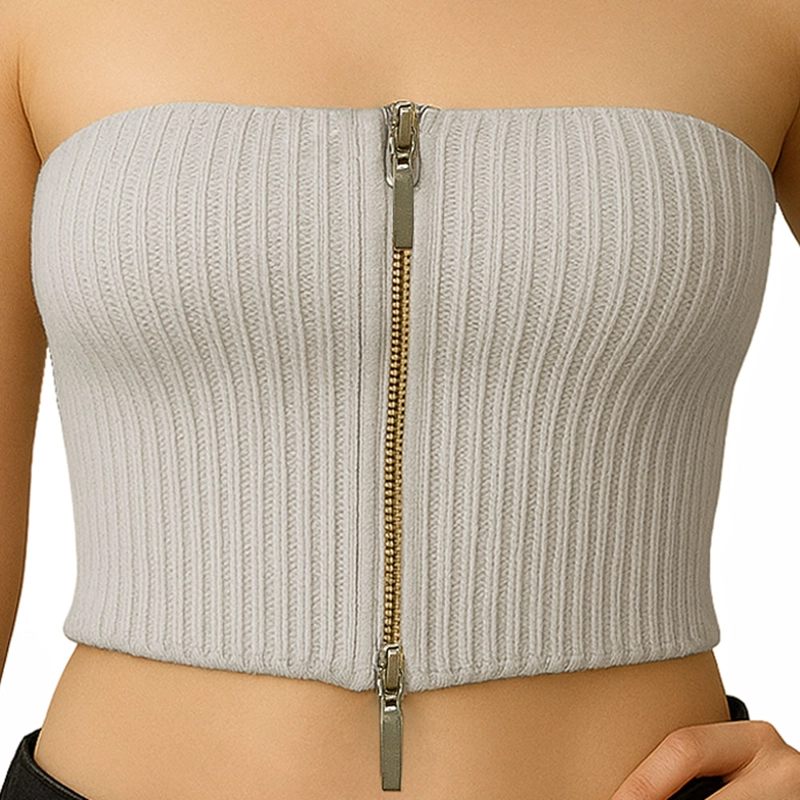 TOP STRAPPLE DOBLE CIERRE 474G LID-10 HILO TACTO COLOR CRUDO - 3