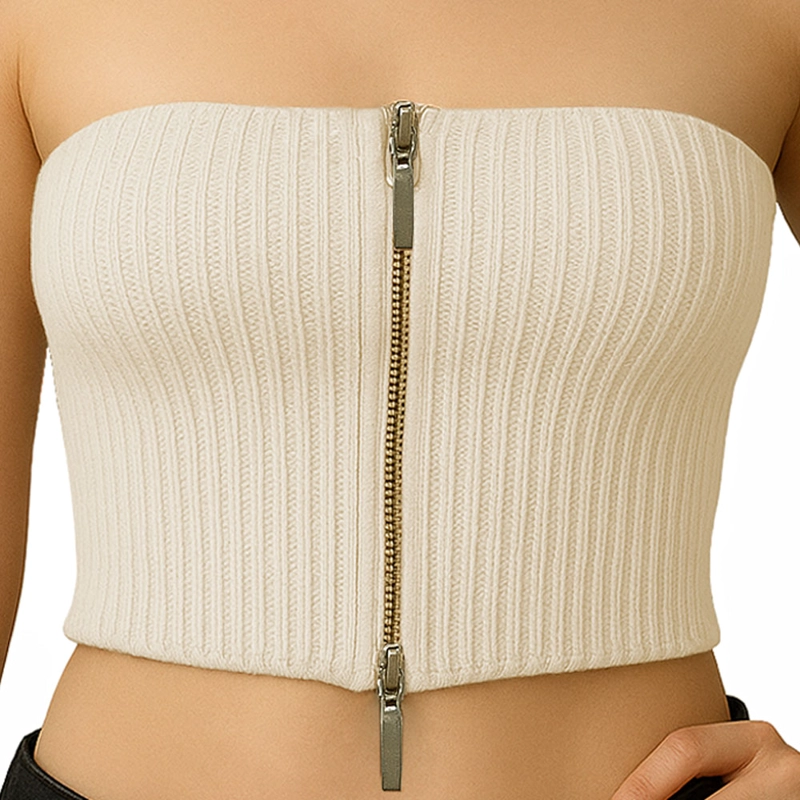 TOP STRAPPLE DOBLE CIERRE 474G LID-10 HILO TACTO COLOR PERLA - 3