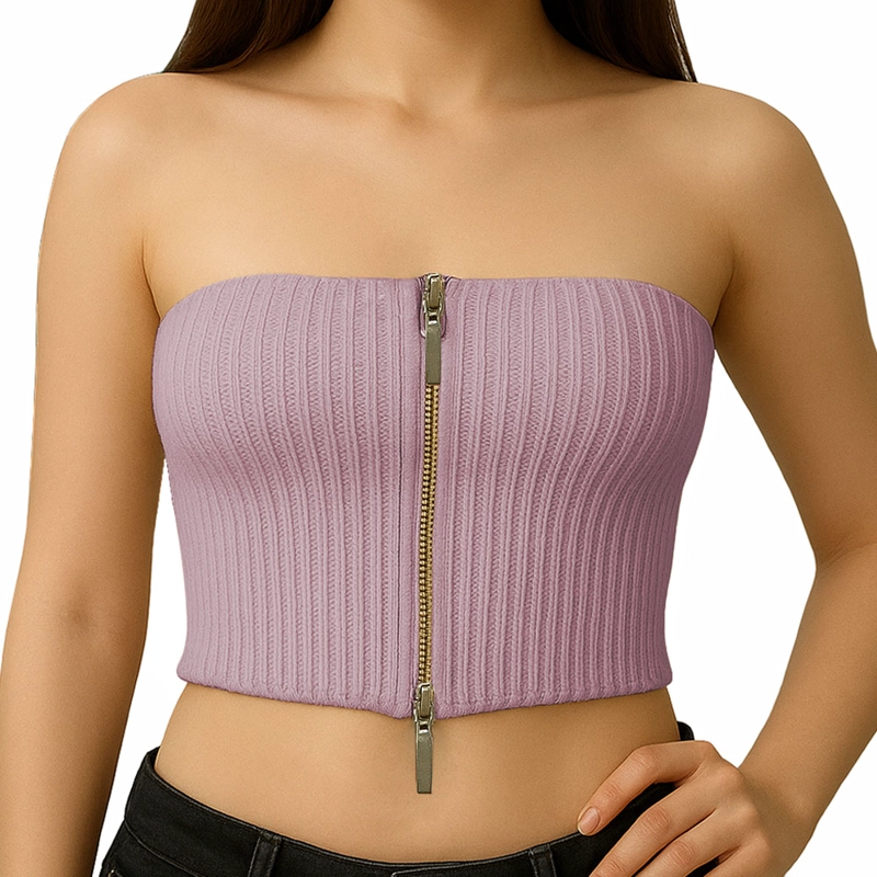 TOP STRAPPLE DOBLE CIERRE 474G LID-10 HILO TACTO COLOR ROSADO - 1