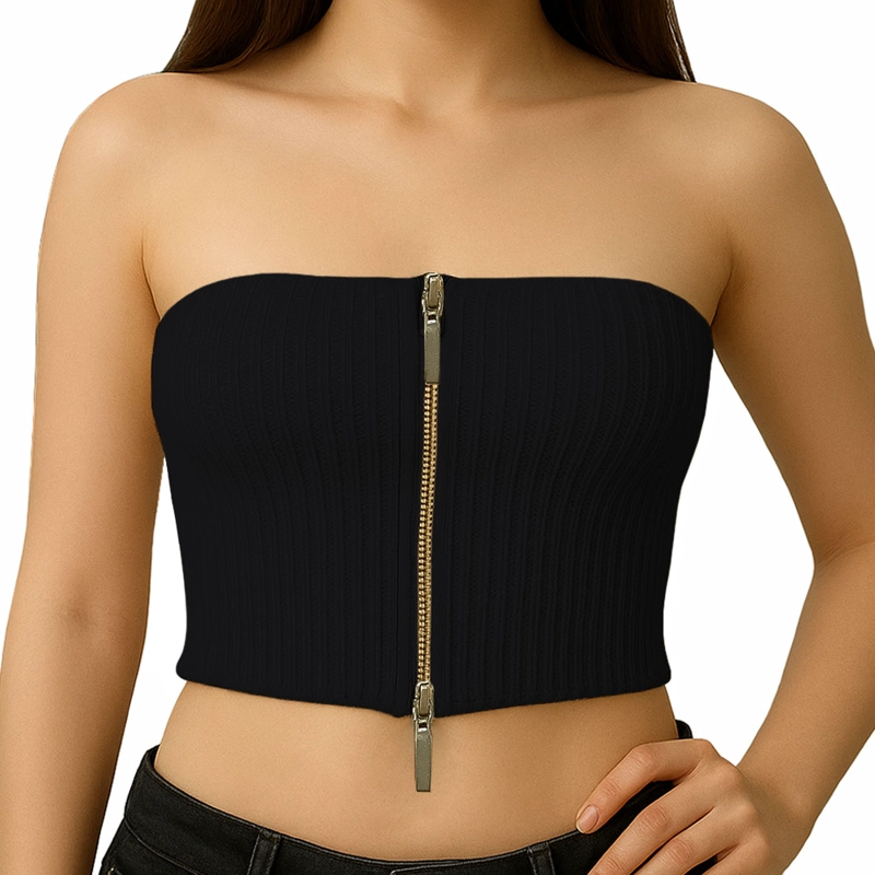 TOP STRAPPLE DOBLE CIERRE 474G LID-10 HILO TACTO COLOR NEGRO - 1