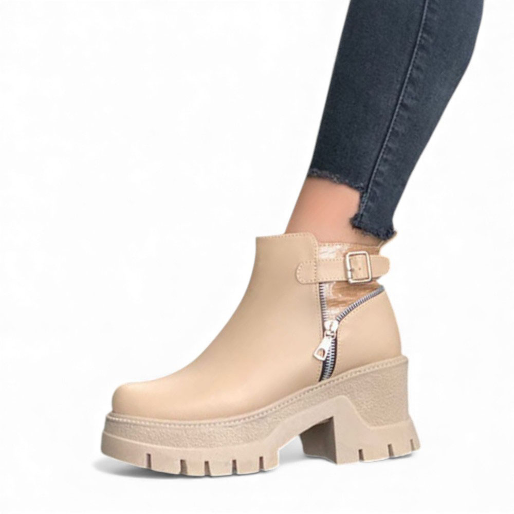 BOTIN MUJER 1431L-60 TACO 7 COLOR PIEL - 1