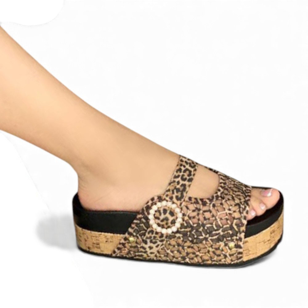 SANDALIA MUJER 1431L-50 ABL PLATAFORMA 7 COLOR ANIMAL PRINT - 1