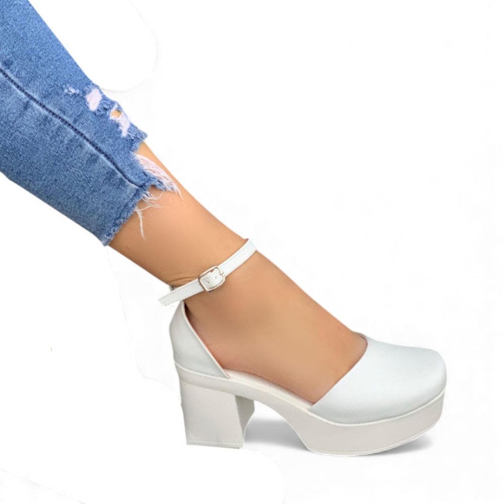 SANDALIA MUJER 1431L-60 TACO 7 COLOR PERLA - 1