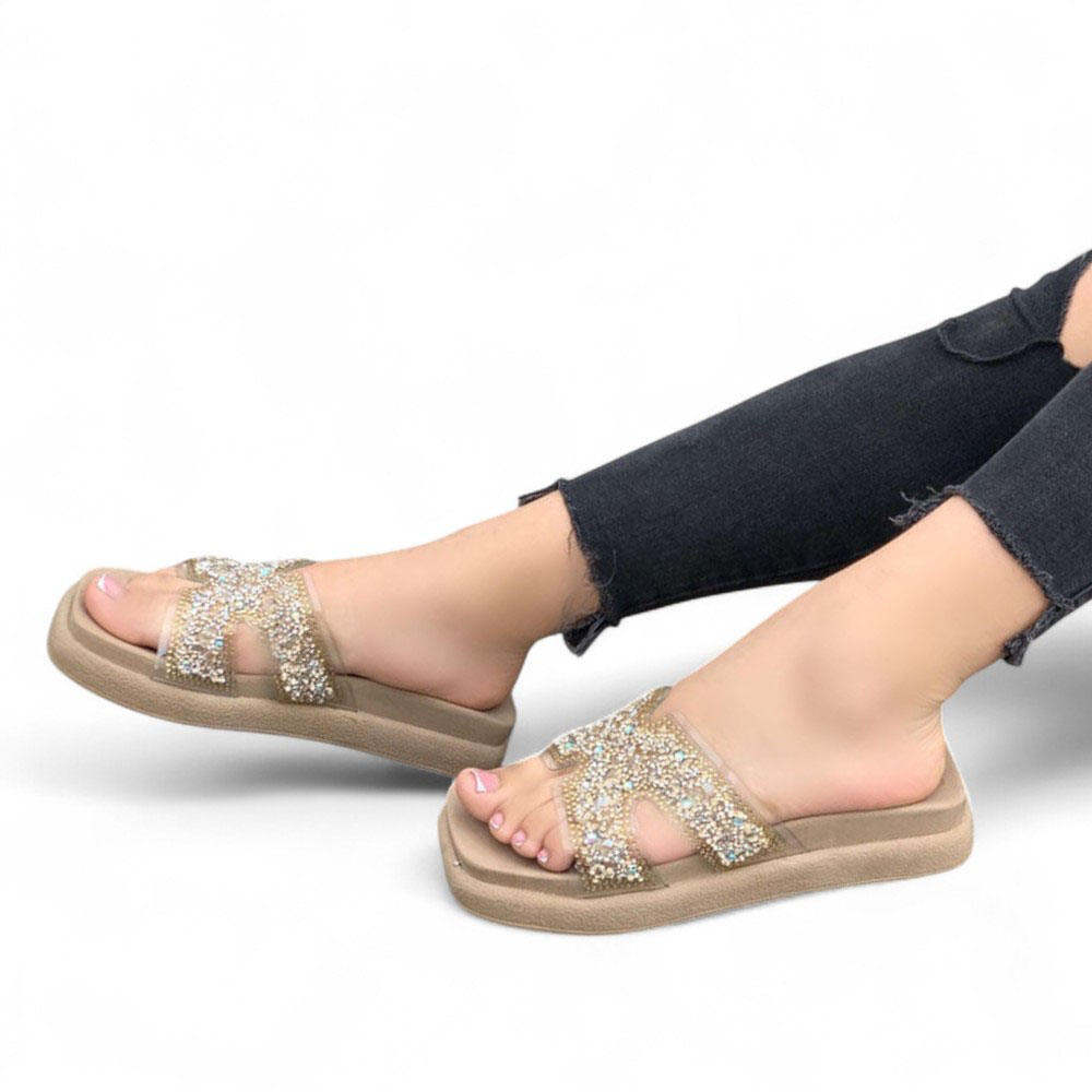 SANDALIA MUJER 1431L-48 MICA H COLOR BEIGE - 4