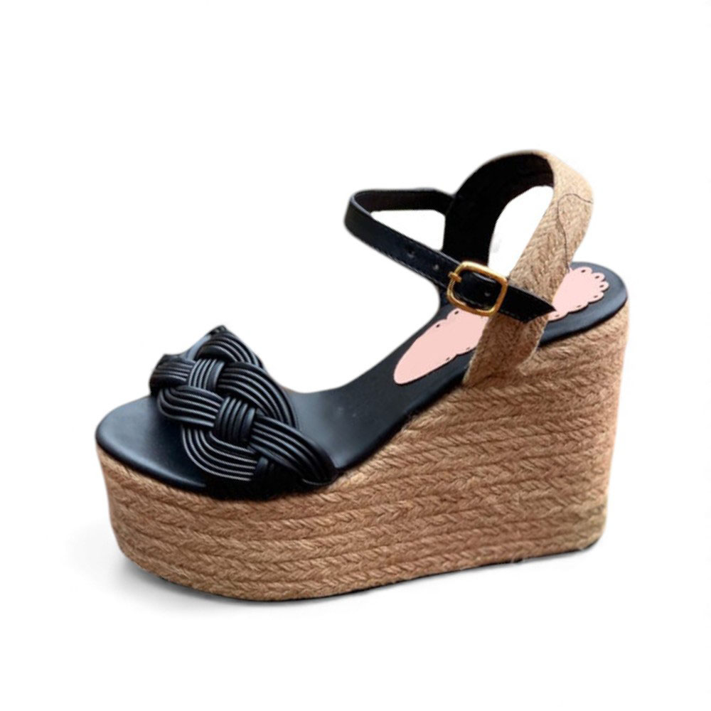 SANDALIA MUJER 1431L-58 BIOCUERO PLANTA FORRADA CON SOGUILLATA COLOR NEGRO - 3