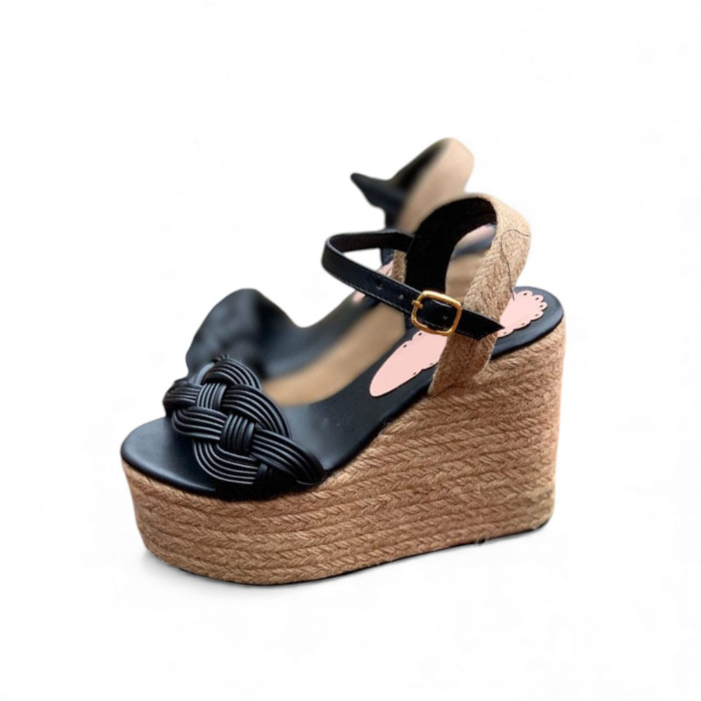 SANDALIA MUJER 1431L-58 BIOCUERO PLANTA FORRADA CON SOGUILLATA COLOR NEGRO - 4