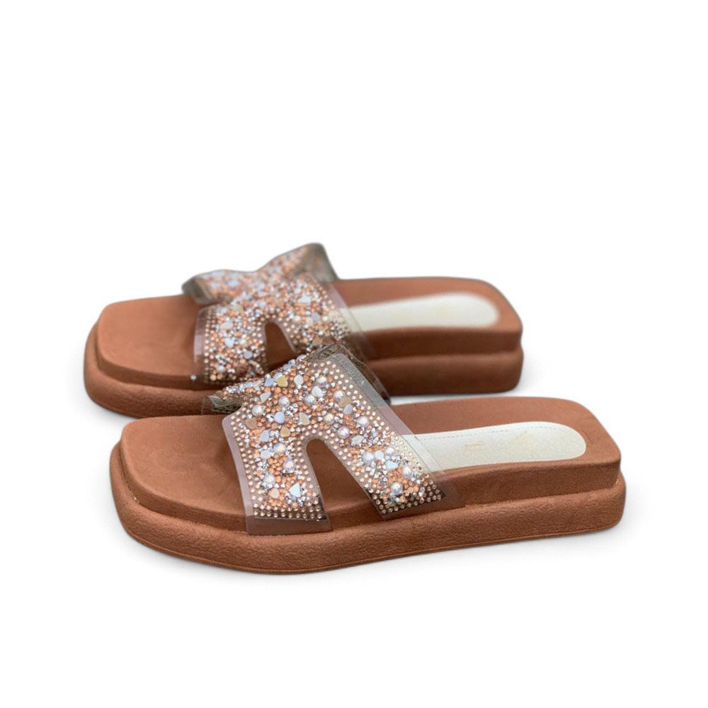 SANDALIA MUJER 1431L-48 MICA H COLOR CARAMELO - 2