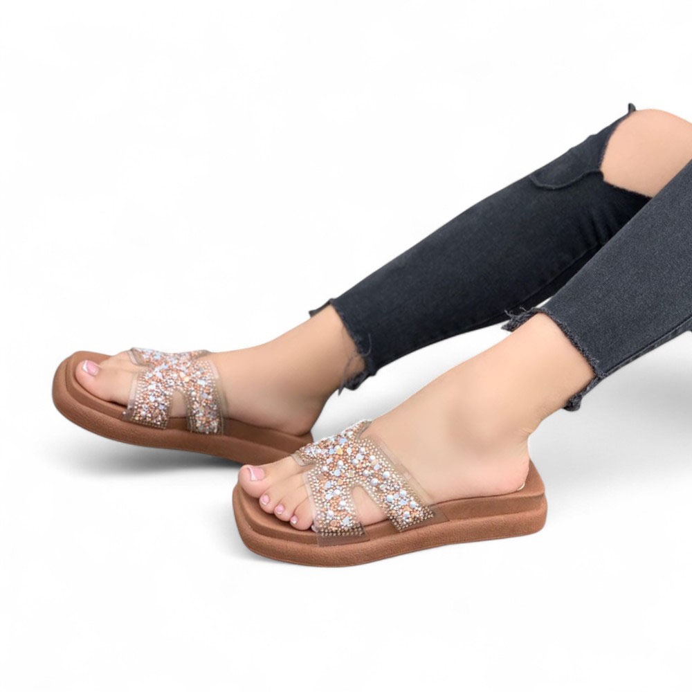 SANDALIA MUJER 1431L-48 MICA H COLOR CARAMELO - 4