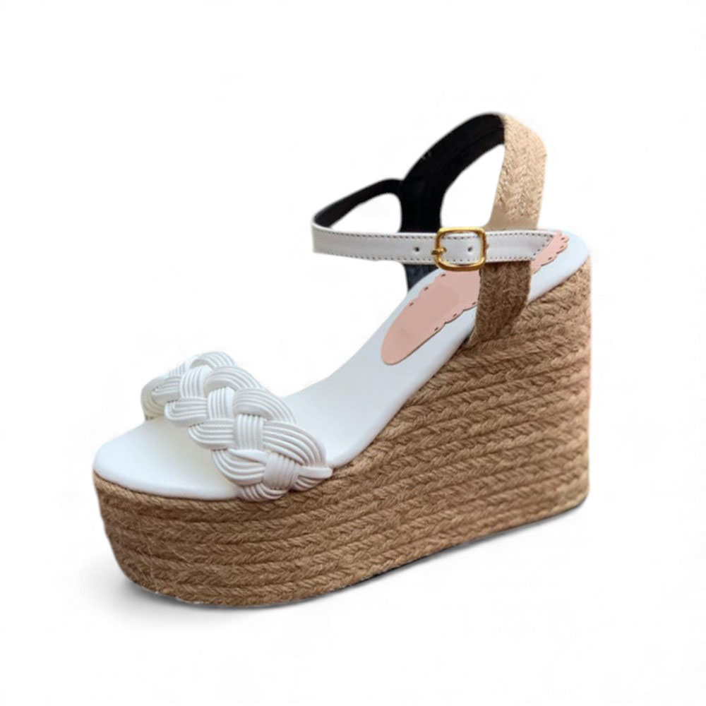 SANDALIA MUJER 1431L-58 BIOCUERO PLANTA FORRADA CON SOGUILLATA COLOR PERLA - 3