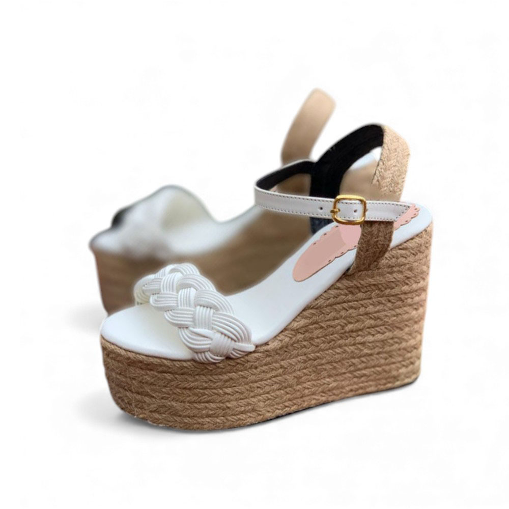 SANDALIA MUJER 1431L-58 BIOCUERO PLANTA FORRADA CON SOGUILLATA COLOR PERLA - 4