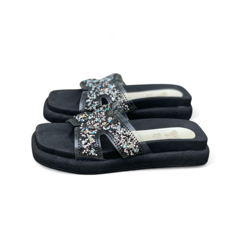 SANDALIA MUJER 1431L-48 MICA H COLOR NEGRO - 2