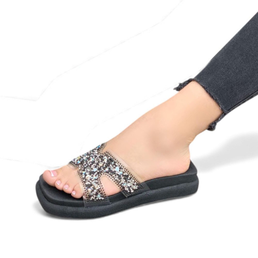 SANDALIA MUJER 1431L-48 MICA H COLOR NEGRO - 3