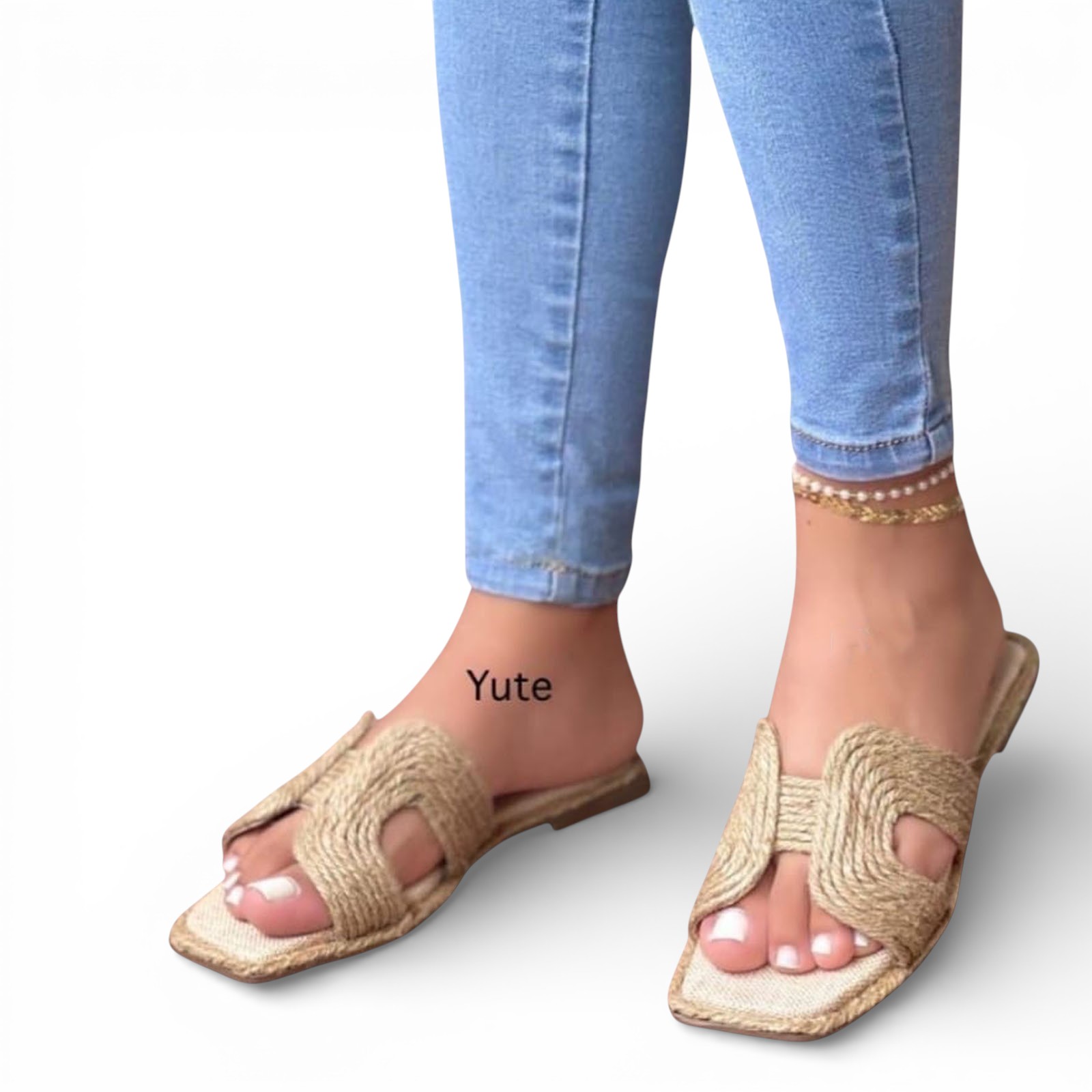 SANDALIA MUJER HH VERANO 1299 -35 COLOR YUTE - 2