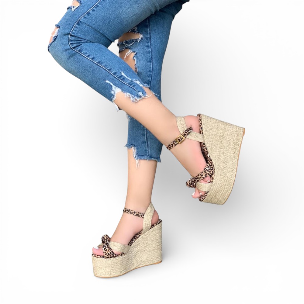 SANDALIA MUJER YUTE TACO 9 2086L-60 COLOR PRINT - 2