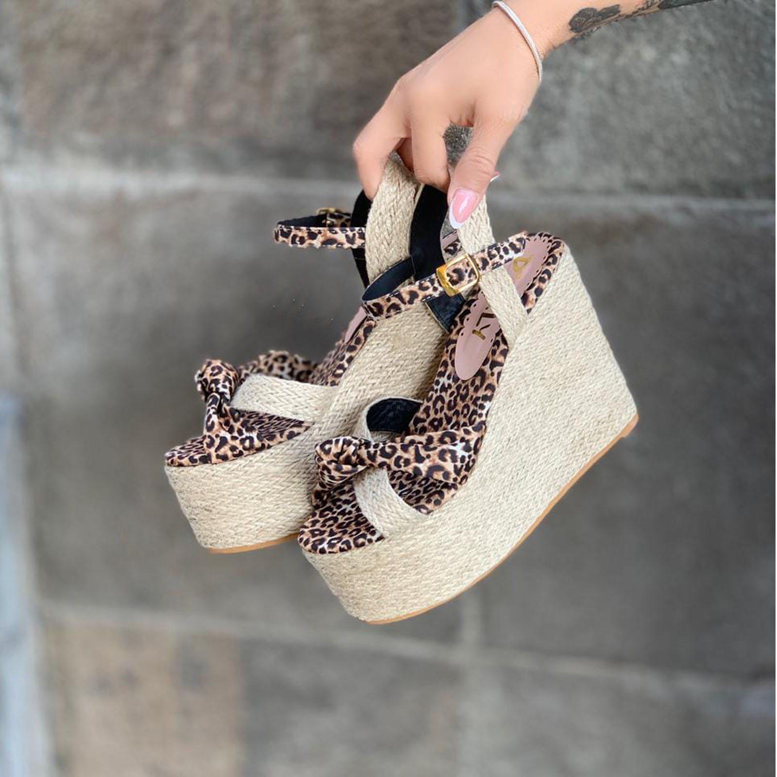 SANDALIA MUJER YUTE TACO 9 2086L-60 COLOR PRINT - 3