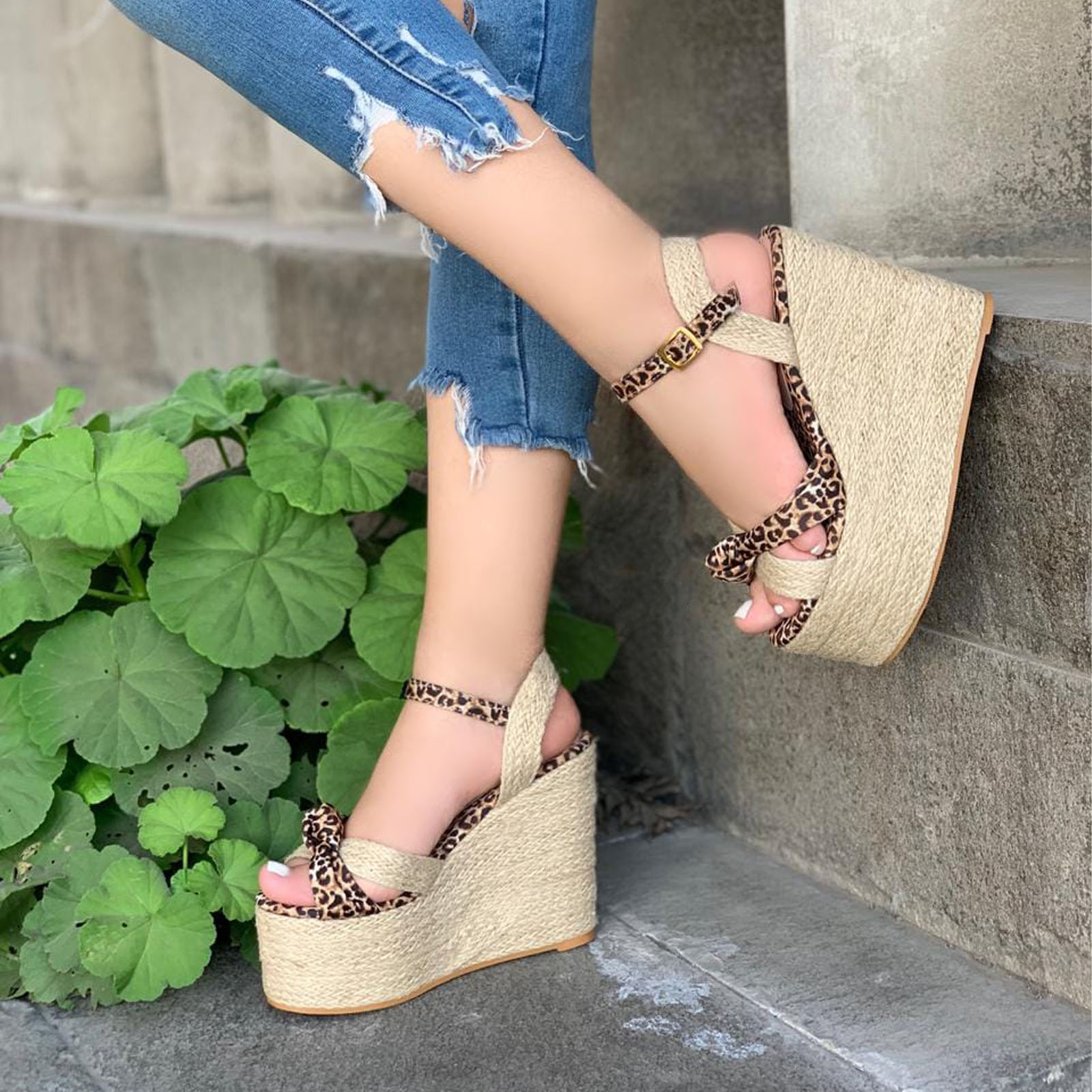 SANDALIA MUJER YUTE TACO 9 2086L-60 COLOR PRINT - 4