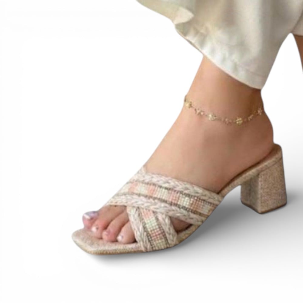 SANDALIA MUJER COCIDO 1157 5C-55 CUADRADO X7 COLOR NUDE - 1