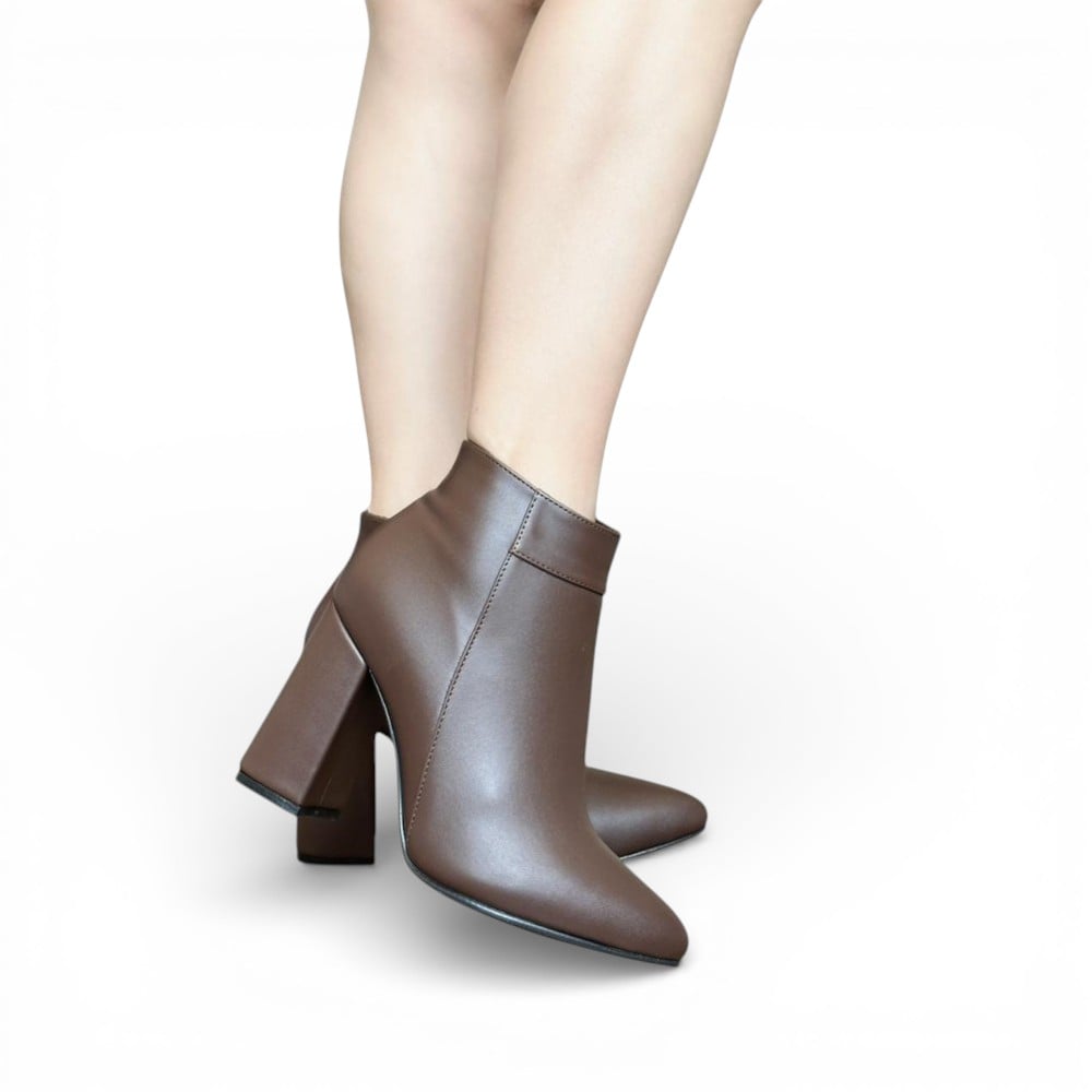 BOTIN MUJER CLASICA TACO 9 2086L-60 MARRON - 2