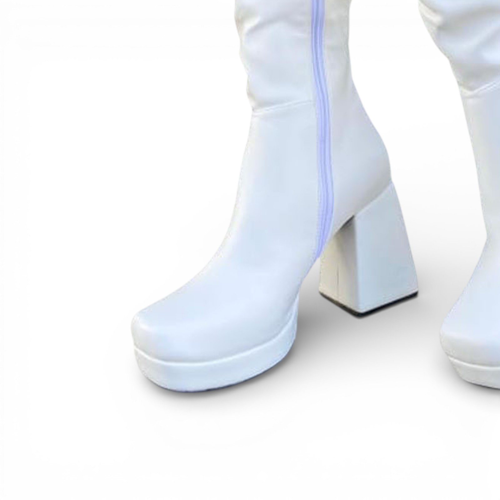 BOTA MUJER KIM ALTO 1299 - 85 TACO #7 COLOR BLANCO - 1