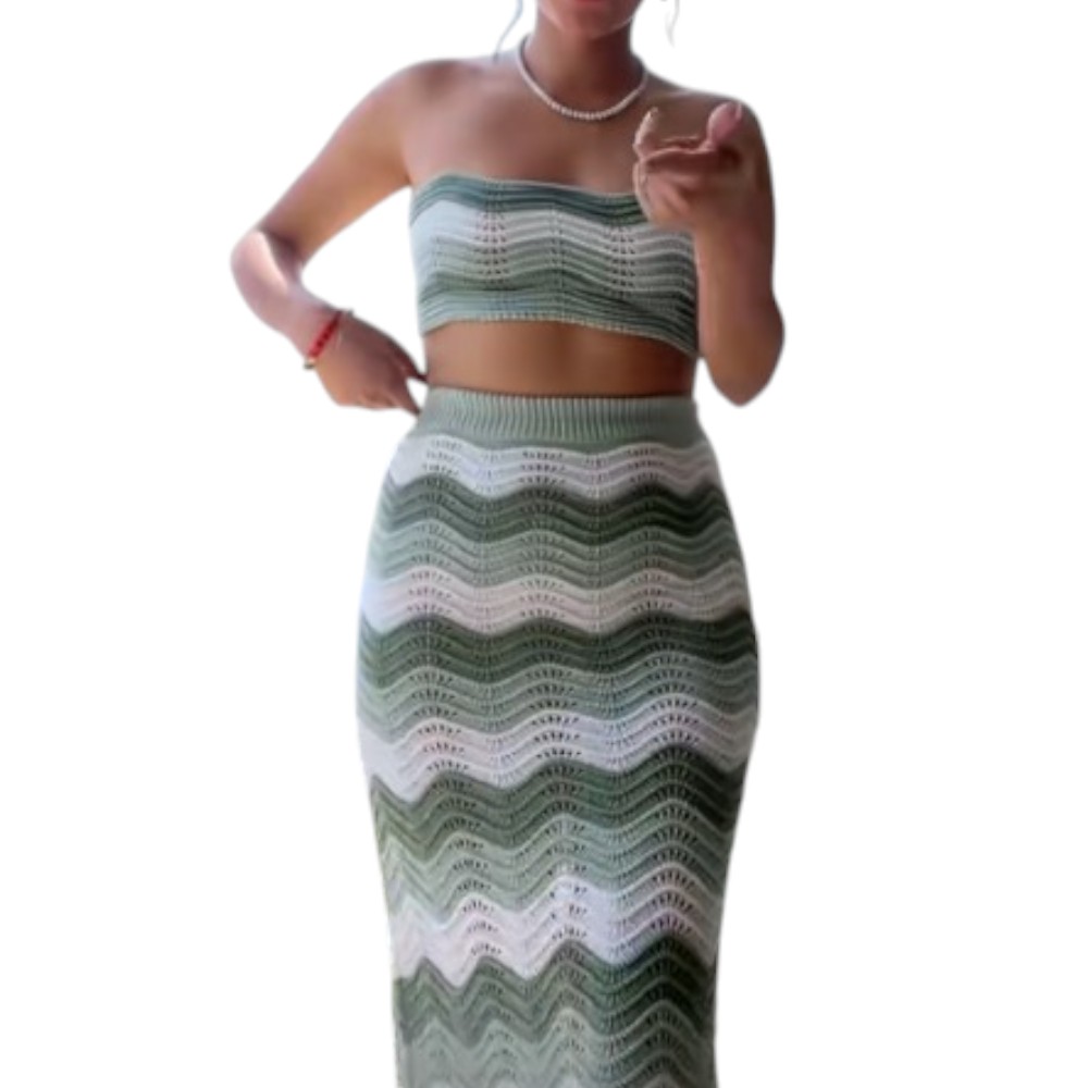 CONJUNTO ARUBA GREI 362G INT4-35 HILO TACTO ALGODON COLOR OLIVO - 2