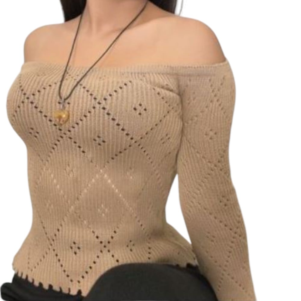 RUMBERA MUJER COCO HILO TACTO 043G GAB-21 COLOR BEIGE - 1