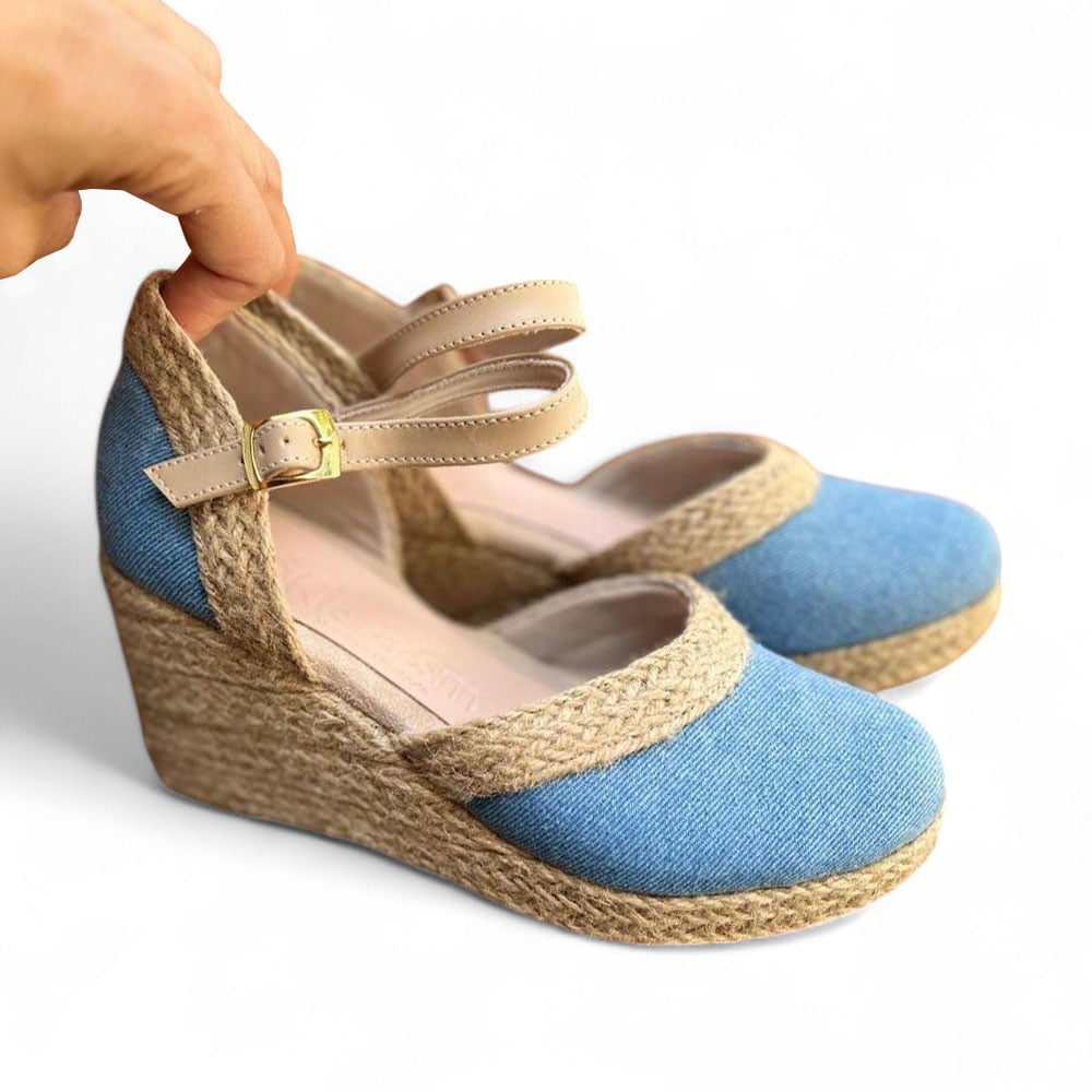 SANDALIA MUJER 2086L-65 TIJERAS TACO X5 COLOR CHOCOLATE - 1