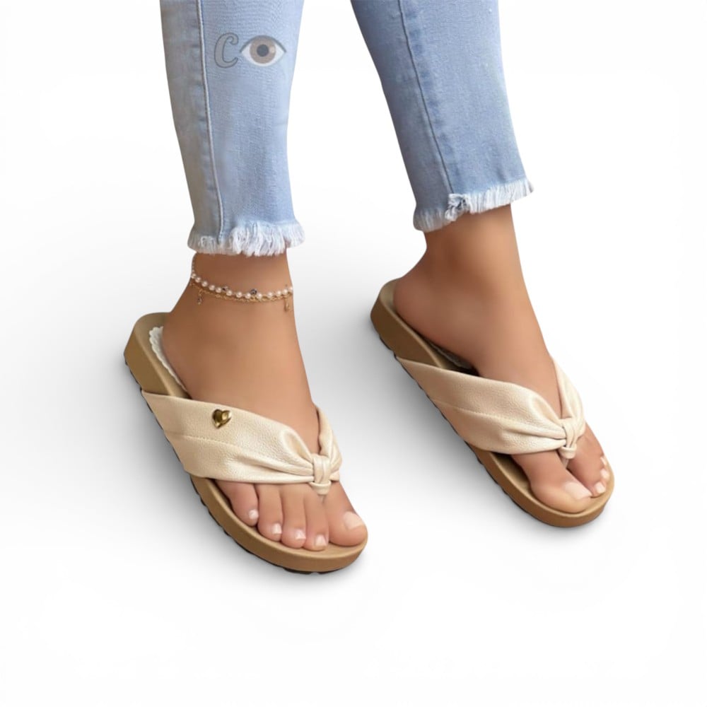 SANDALIA MUJER MOÑITO 2086L-48 COLOR DORADO - 2