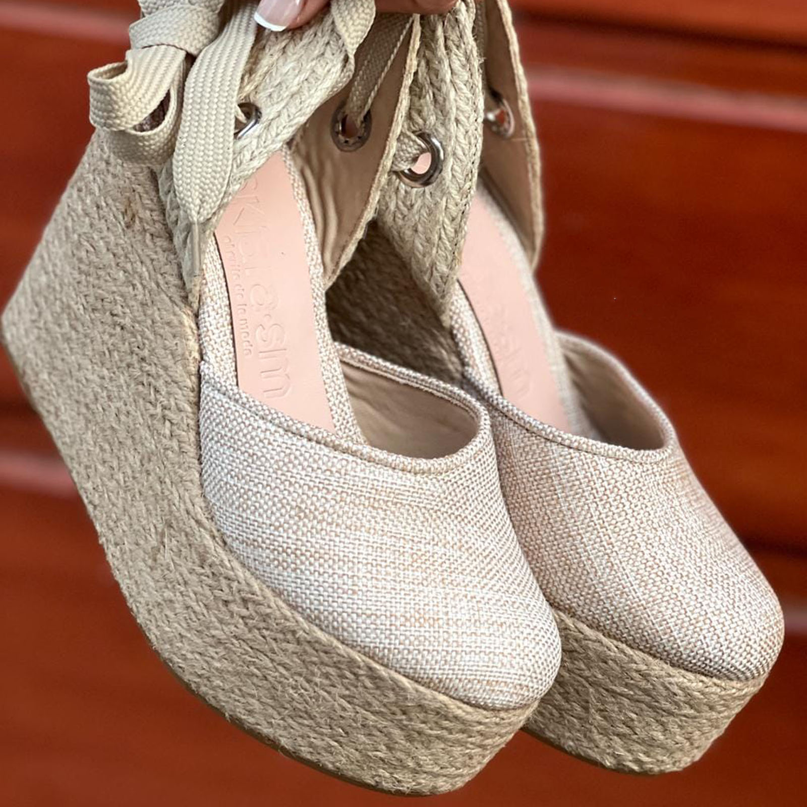 SANDALIA MUJER 2086L-65 TIJERAS TACO X5 COLOR NUDE - 4