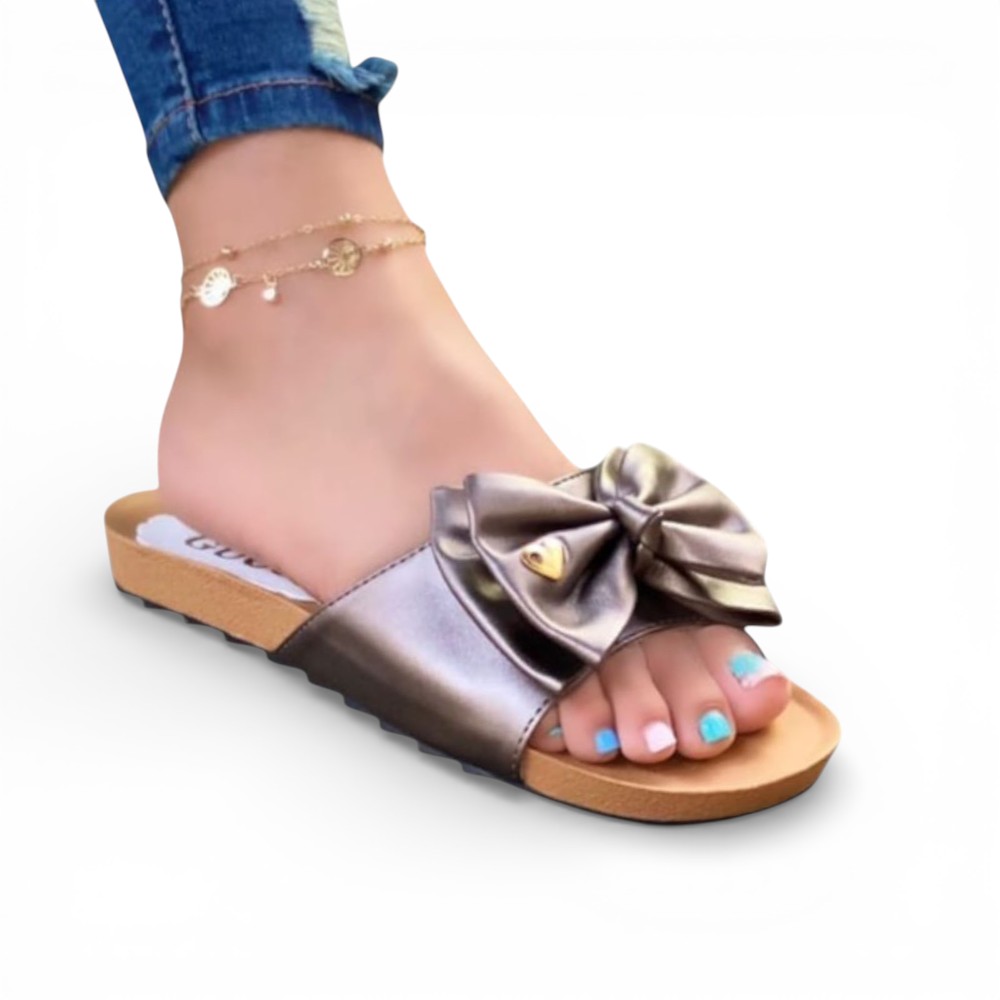 SANDALIA MUJER LAZO ECOSHO 2086L-35 COLOR BRONCE - 1