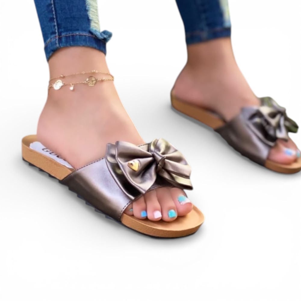 SANDALIA MUJER LAZO ECOSHO 2086L-35 COLOR BRONCE - 2