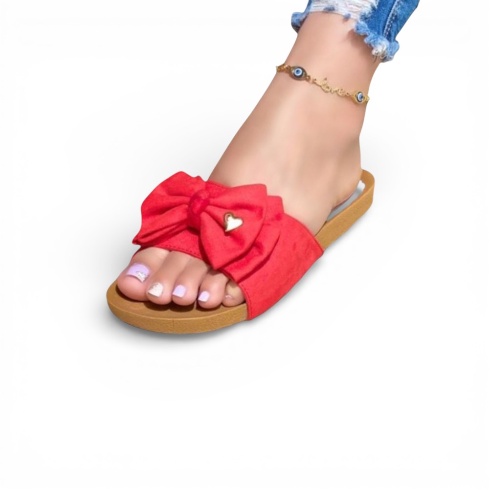 SANDALIA MUJER LAZO ECOSHO 2086L-35 COLOR ROJO - 1
