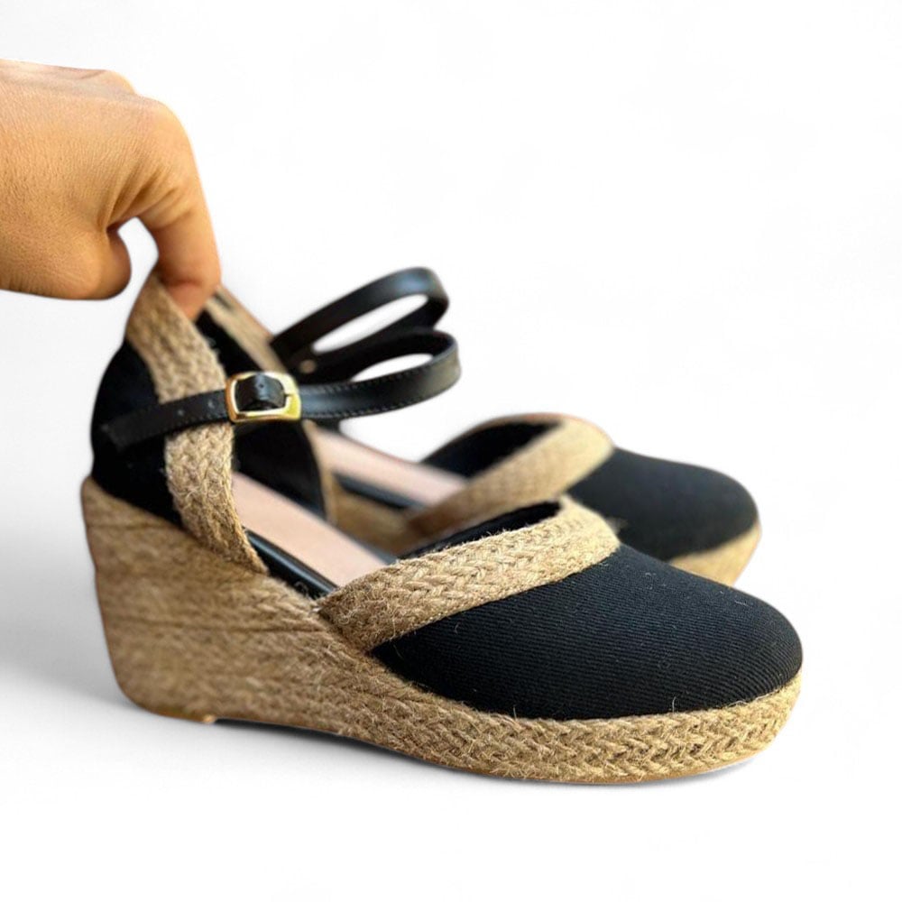 SANDALIA MUJER 2086L-65 TIJERAS TACO X5 COLOR NEGRO - 1