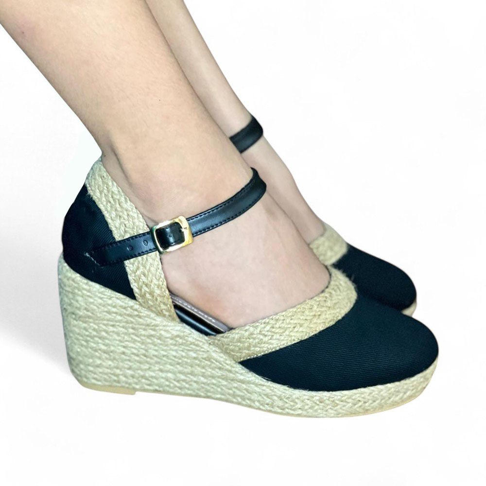 SANDALIA MUJER 2086L-65 TIJERAS TACO X5 COLOR NEGRO - 2