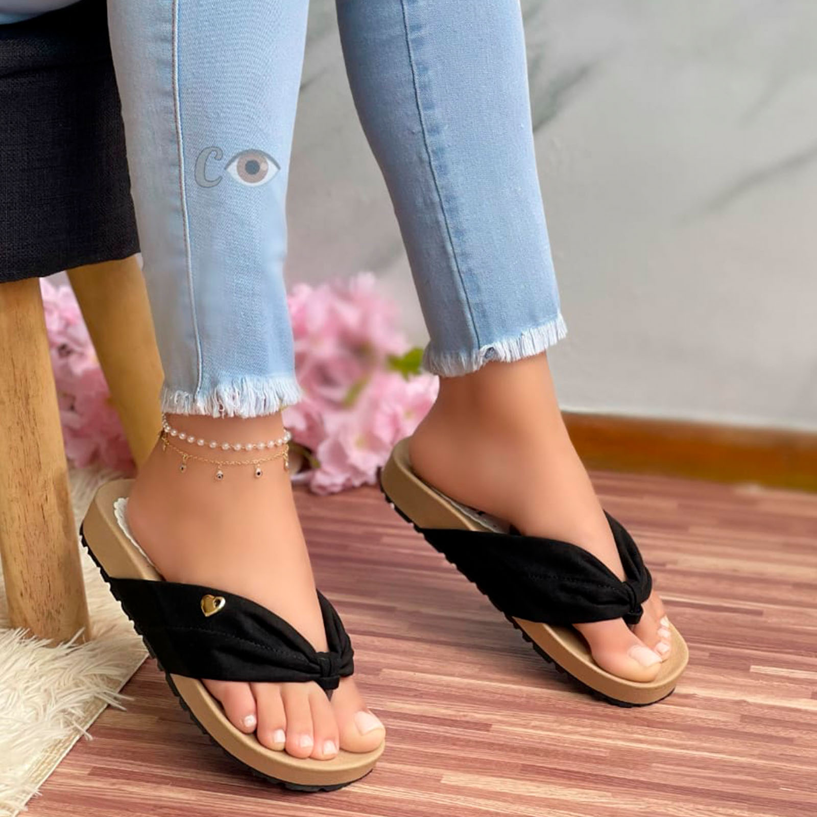 SANDALIA MUJER ABU ECOSHOP 2086L-35 COLOR NEGRO - 3