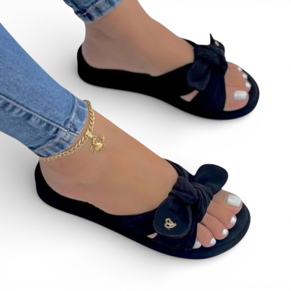 SANDALIA MUJER GAMUZA 2086L-48 COLOR AZUL NOCHE - 2